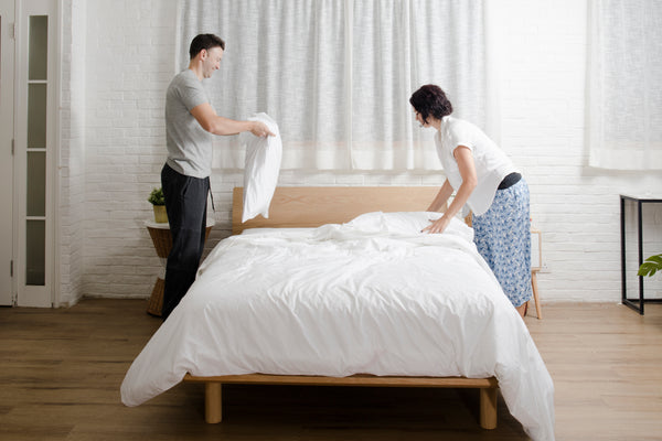 1-ply breathable cotton bed sheets